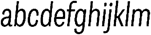Berna Condensed Light Italic otf (300) FONT