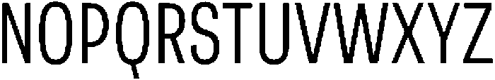 Berna Condensed Light otf (300) Font UPPERCASE