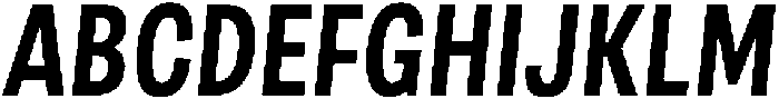 Berna Condensed SemiBold Italic otf (600) Font UPPERCASE