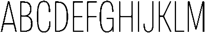 Berna Condensed Thin otf (100) Font UPPERCASE