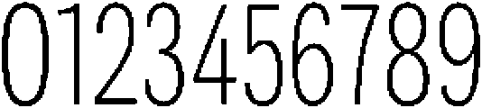 Berna Condensed UltraLight otf (300) Font OTHER CHARS