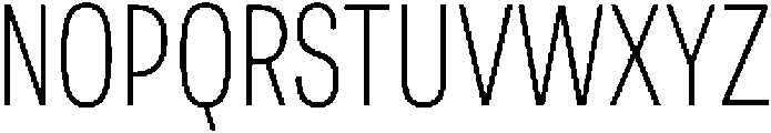 Berna Condensed UltraLight otf (300) Font UPPERCASE
