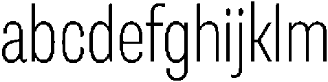Berna Condensed UltraLight otf (300) FONT