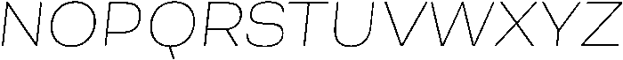 Berna Expanded Thin Italic otf (100) Font UPPERCASE