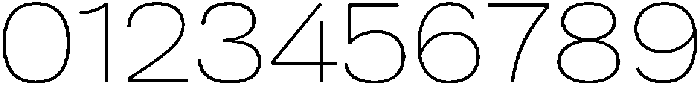 Berna Expanded Thin otf (100) Font OTHER CHARS