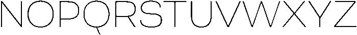 Berna Expanded Thin otf (100) Font UPPERCASE