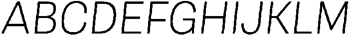 Berna ExtraLight Italic otf (200) Font UPPERCASE