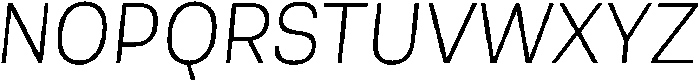 Berna ExtraLight Italic otf (200) Font UPPERCASE