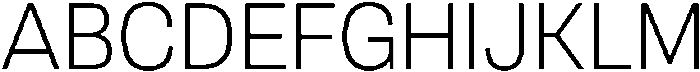 Berna ExtraLight otf (200) Font UPPERCASE