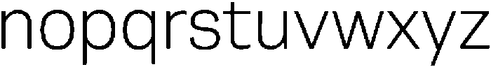 Berna ExtraLight otf (200) Font LOWERCASE