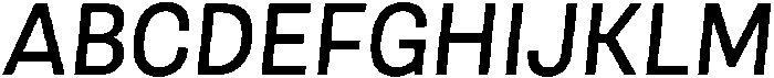 Berna Italic otf (400) Font UPPERCASE