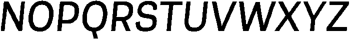 Berna Italic otf (400) Font UPPERCASE