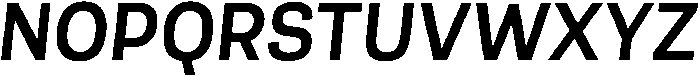 Berna SemiBold Italic otf (600) Font UPPERCASE