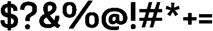 Berna SemiBold otf (600) Font OTHER CHARS