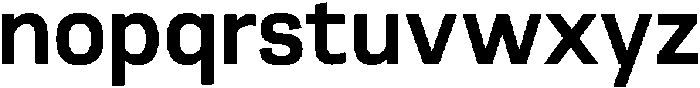 Berna SemiBold otf (600) Font LOWERCASE