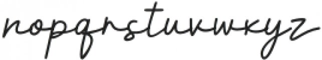Bernadette Signature-Regular otf (400) Font LOWERCASE