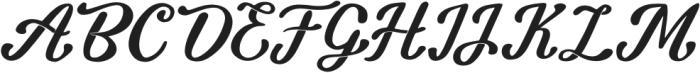 Bernady Neulion Italic otf (400) Font UPPERCASE