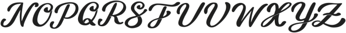 Bernady Neulion Italic otf (400) Font UPPERCASE
