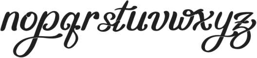 Bernady Neulion Italic otf (400) Font LOWERCASE