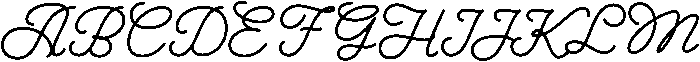 Bernadyans Script Pro Regular otf (400) Font UPPERCASE