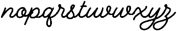 Bernadyans Script Pro Regular otf (400) Font LOWERCASE