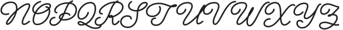 Bernadyans Script Pro otf (400) Font UPPERCASE