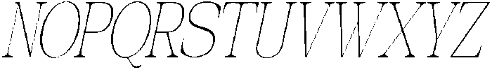 Bernard Grande Slant otf (400) Font UPPERCASE