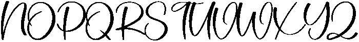 Bernard Regular otf (400) Font UPPERCASE