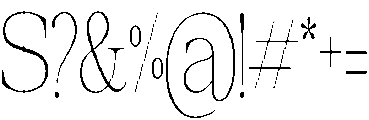 BernardGrande-Regular otf (400) Font OTHER CHARS