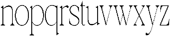BernardGrande-Regular otf (400) Font LOWERCASE