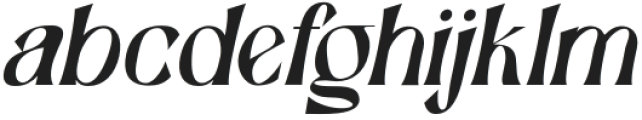 BernatBurnoe-Italic otf (400) Font LOWERCASE