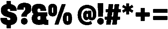 Berneo Black otf (900) Font OTHER CHARS