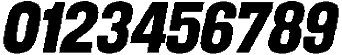 Berneo Bold Italic otf (700) Font OTHER CHARS