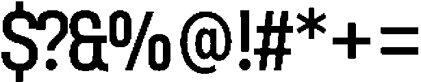 Berneo Condensed ttf (400) Font OTHER CHARS