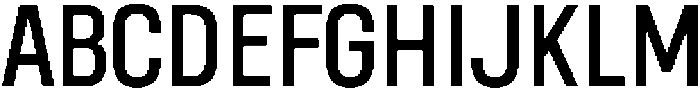Berneo Condensed ttf (400) Font UPPERCASE