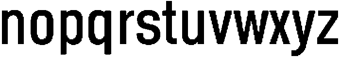 Berneo Condensed ttf (400) Font LOWERCASE