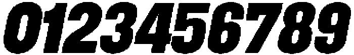 Berneo Extra Bold Italic otf (700) Font OTHER CHARS