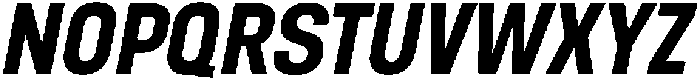 Berneo Semi Bold Italic otf (600) Font UPPERCASE