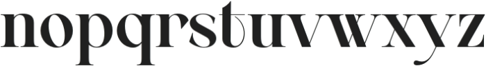 Berneray Serif Bold otf (700) Font LOWERCASE