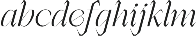 Berneray Serif LightItalic otf (300) Font LOWERCASE