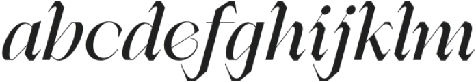 Berneray Serif MediumItalic otf (500) Font LOWERCASE