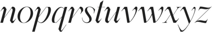 Berneray Serif RegularItalic otf (400) Font LOWERCASE