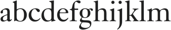 Bernice Regular otf (400) Font LOWERCASE