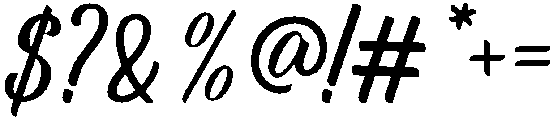 Bernice otf (400) Font OTHER CHARS