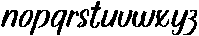 Bernice otf (400) Font LOWERCASE