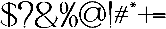 Berold Artistic otf (400) Font OTHER CHARS