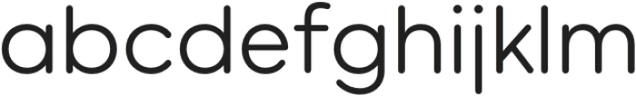 Beround Pro Regular otf (400) Font LOWERCASE