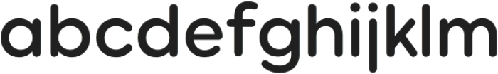 Beround Semi Bold otf (600) Font LOWERCASE