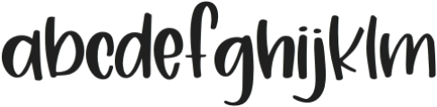 Berry Patch otf (400) Font LOWERCASE