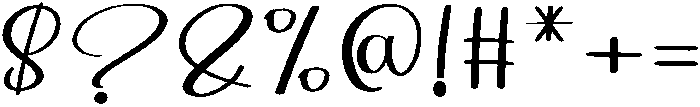 Berry Regular otf (400) Font OTHER CHARS